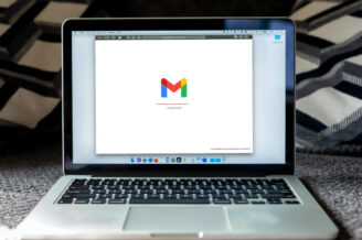 google mail on laptop