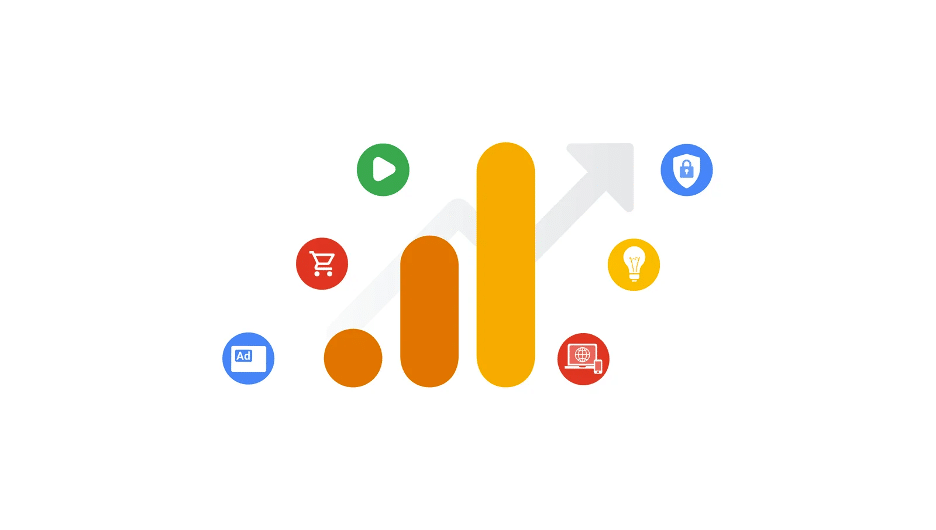 Large image showing the Google Analytics 4 GA4 logo
