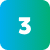number 3 icon